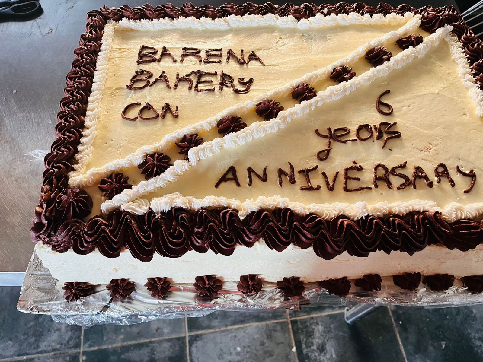Barena anniversary cake